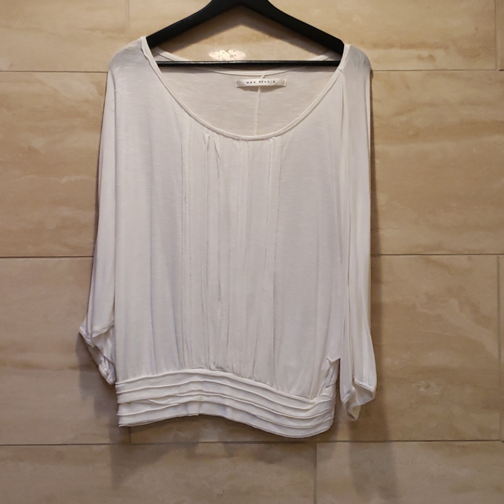 Off white boho blouse by Max Studio